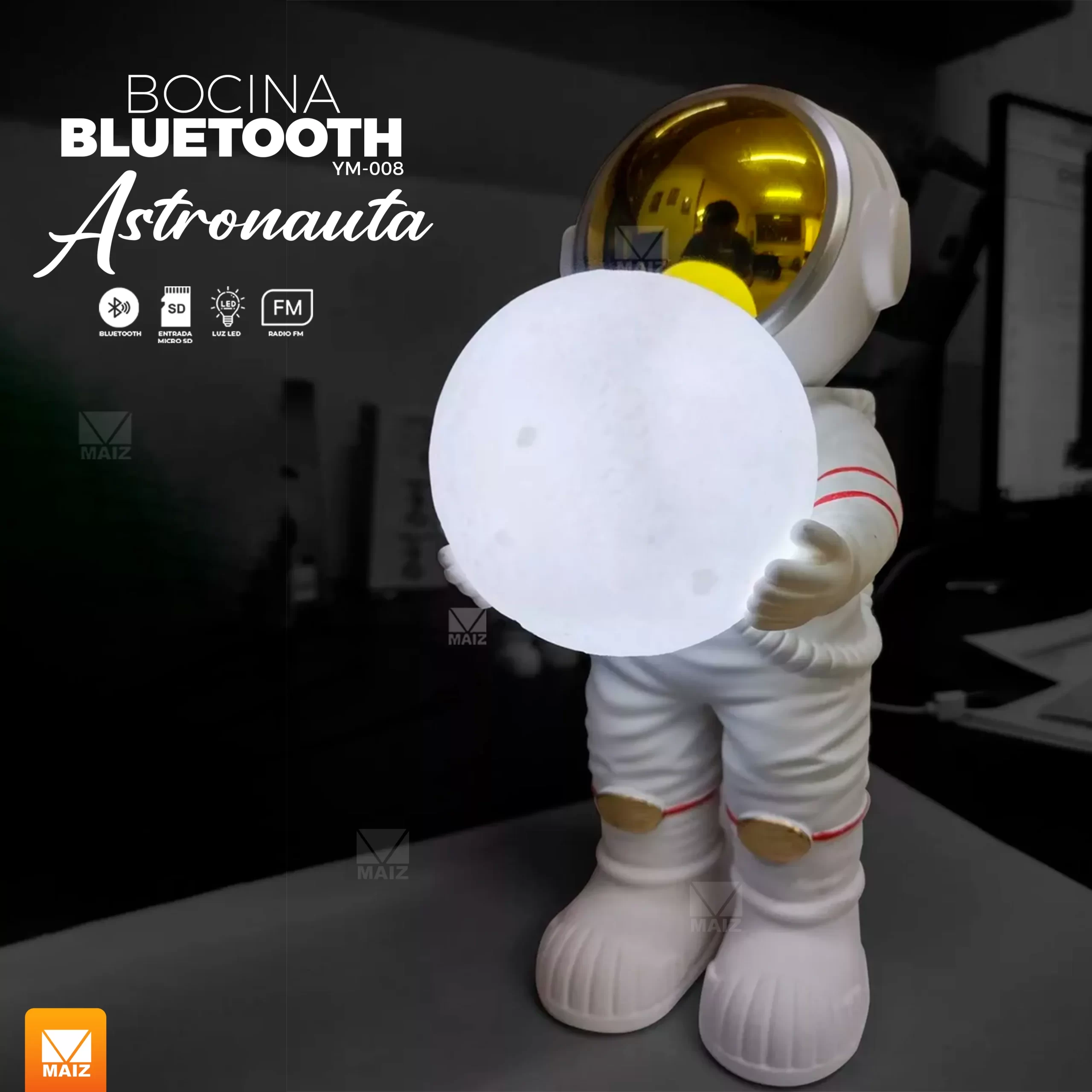 Bocina Bluetooth Dise O De Astronauta