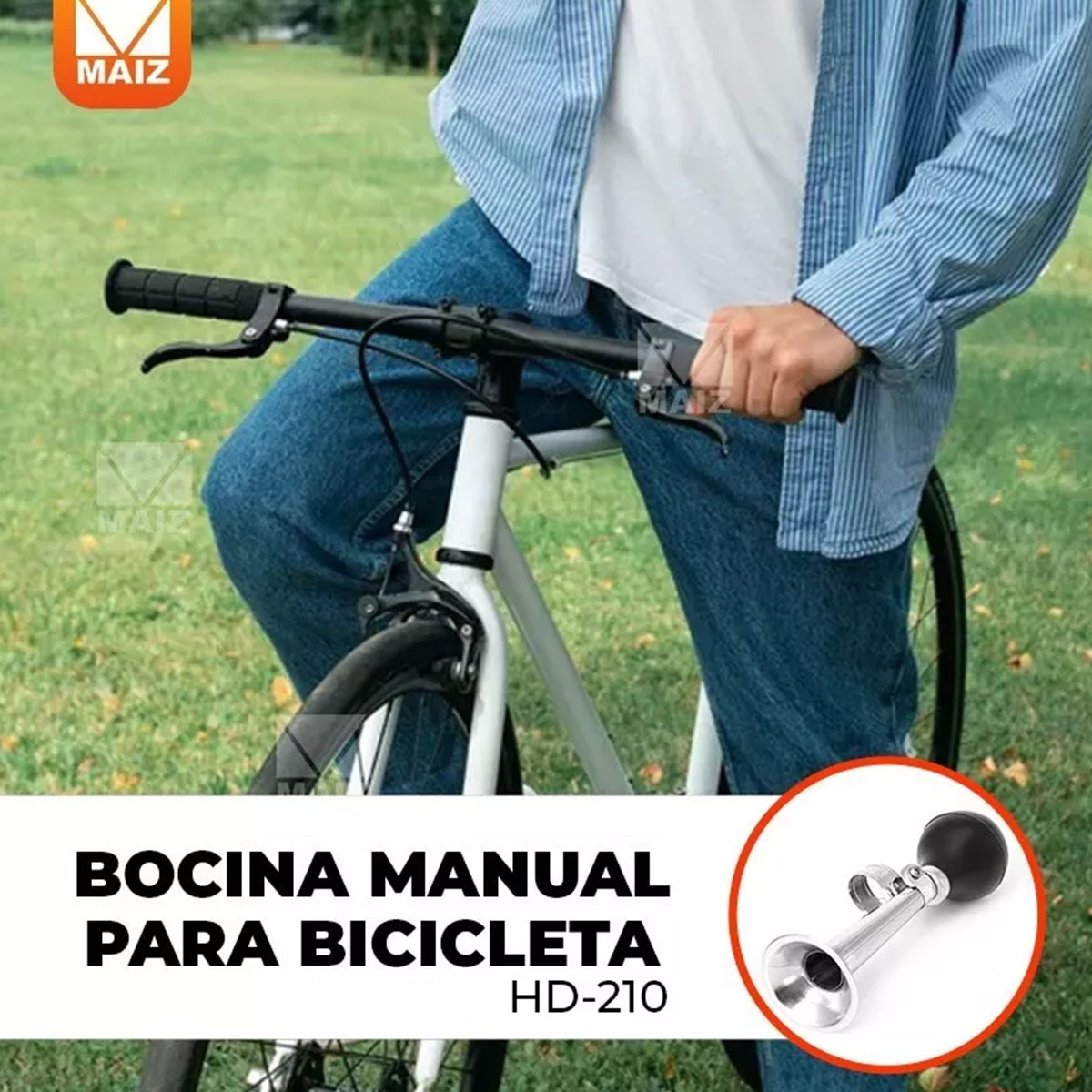 ▷ BOCINA BICICLETA  Bocina de aire para bicicleta